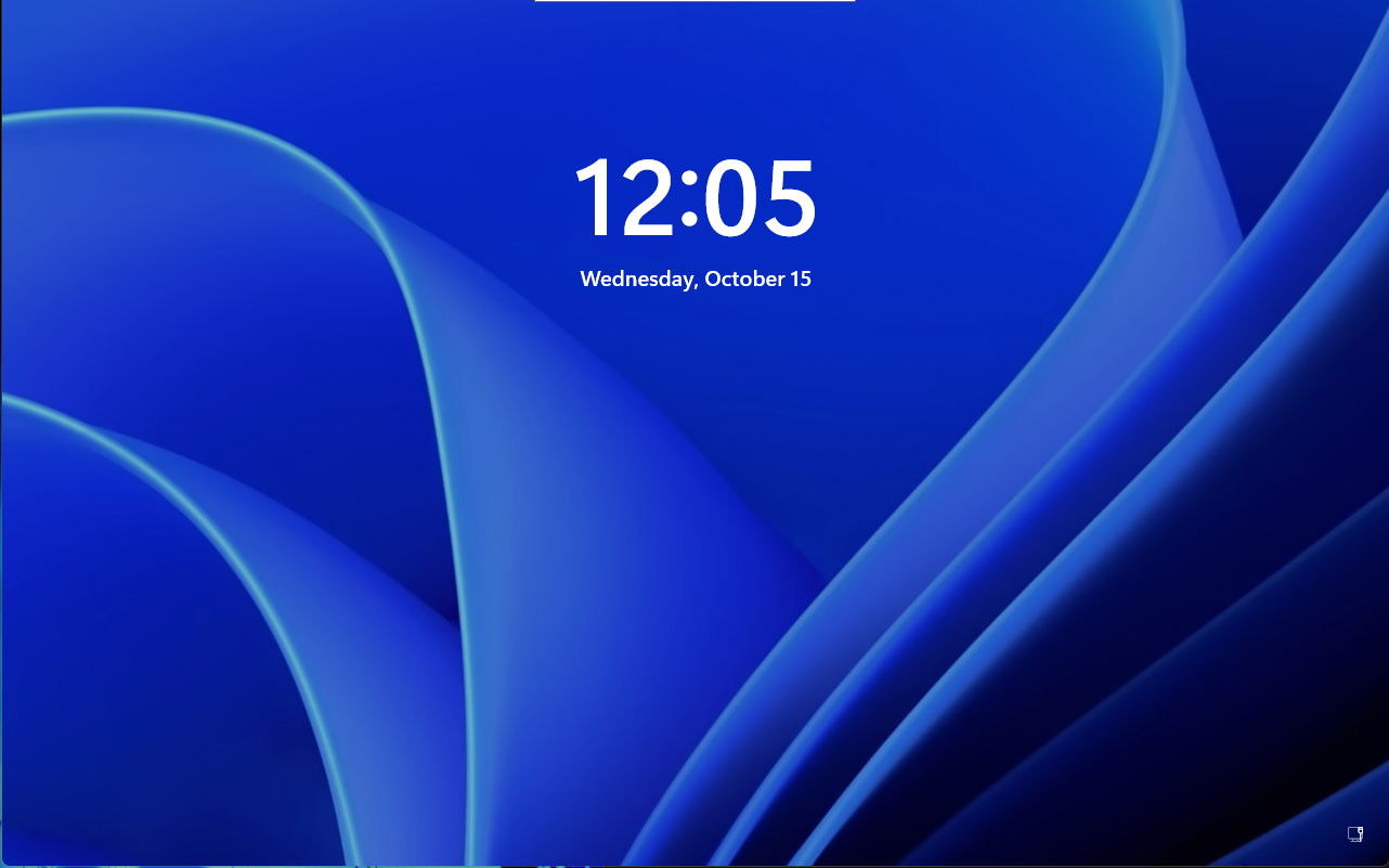 Windows 11 setup proceeding past the hardware check